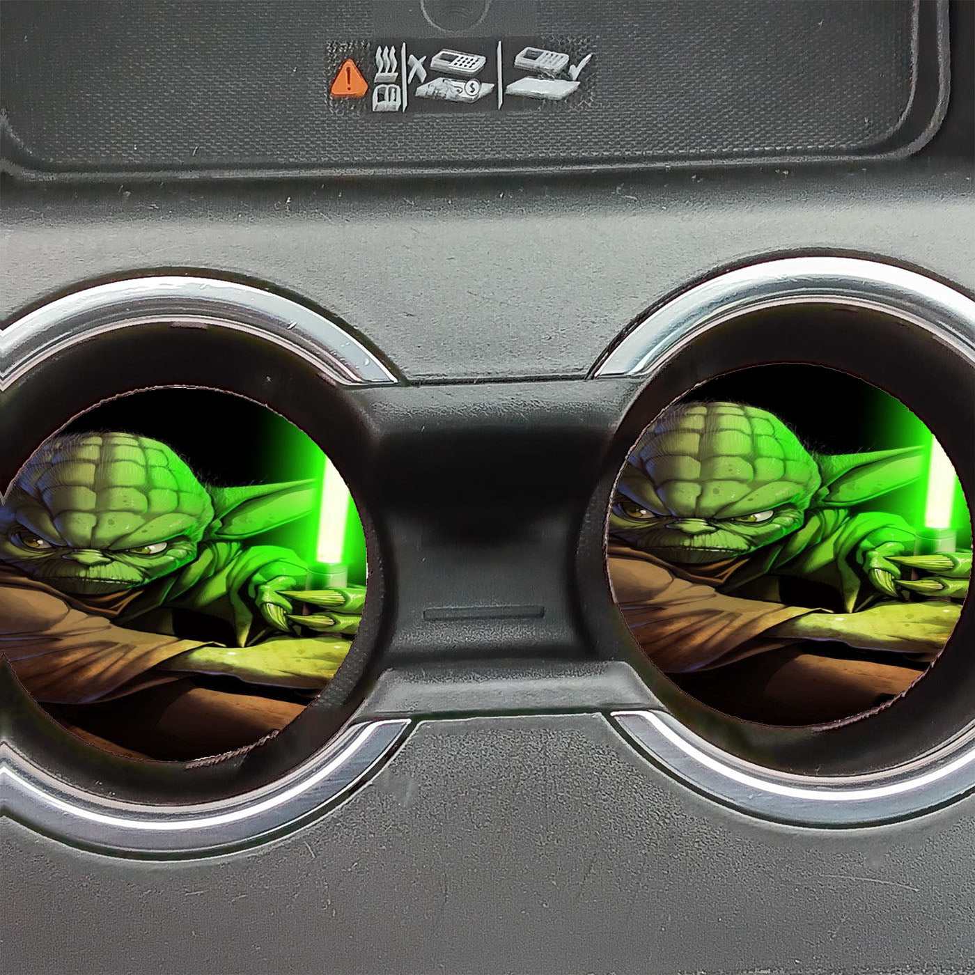 Star Wars Yoda Grammar Car Coasters