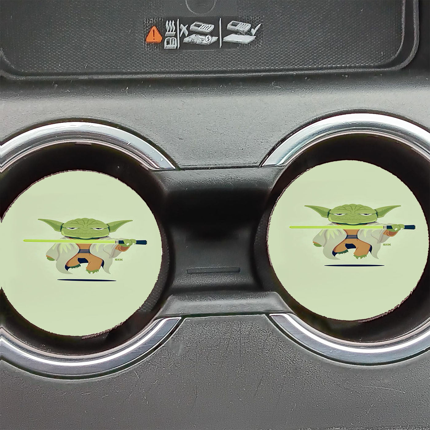 Star Wars yoda shades Car Coasters