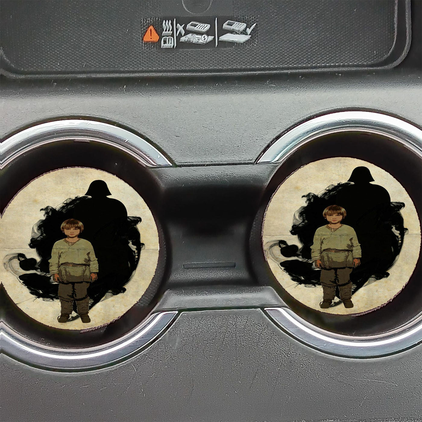 stars wars child Car Coasters