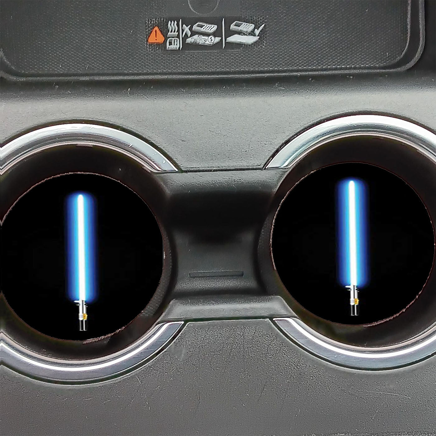 Stars Wars lightsaber blue Car Coasters