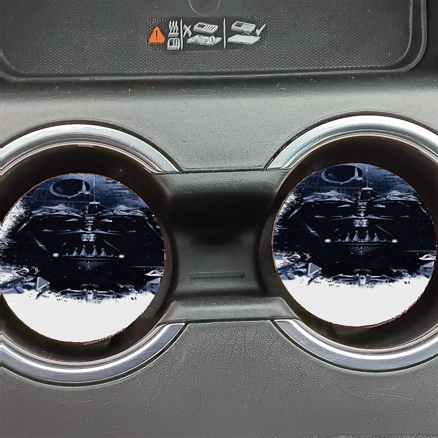 Start Wars Disney Face Skull Car Coasters