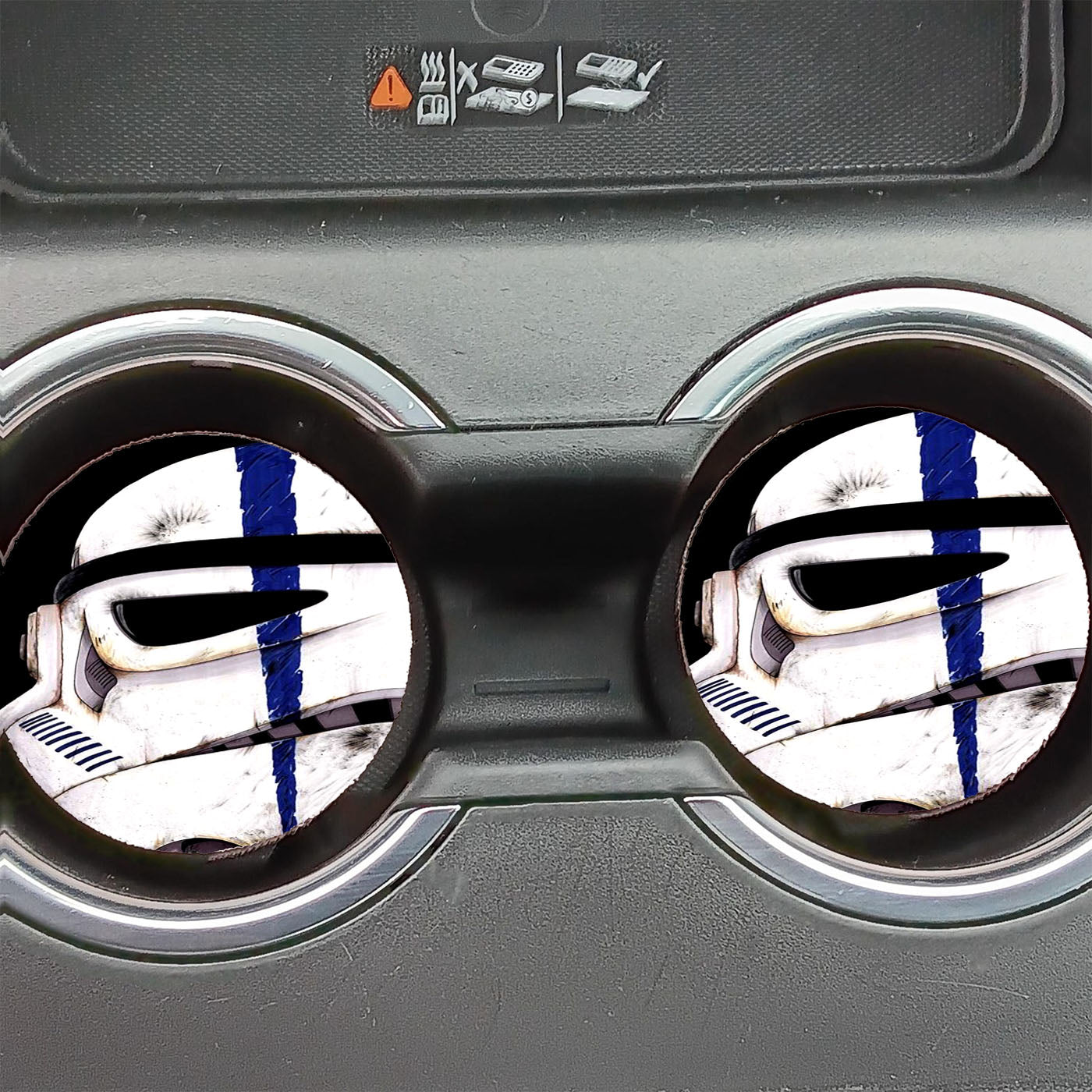 Stormtrooper Star Wars mask Car Coasters