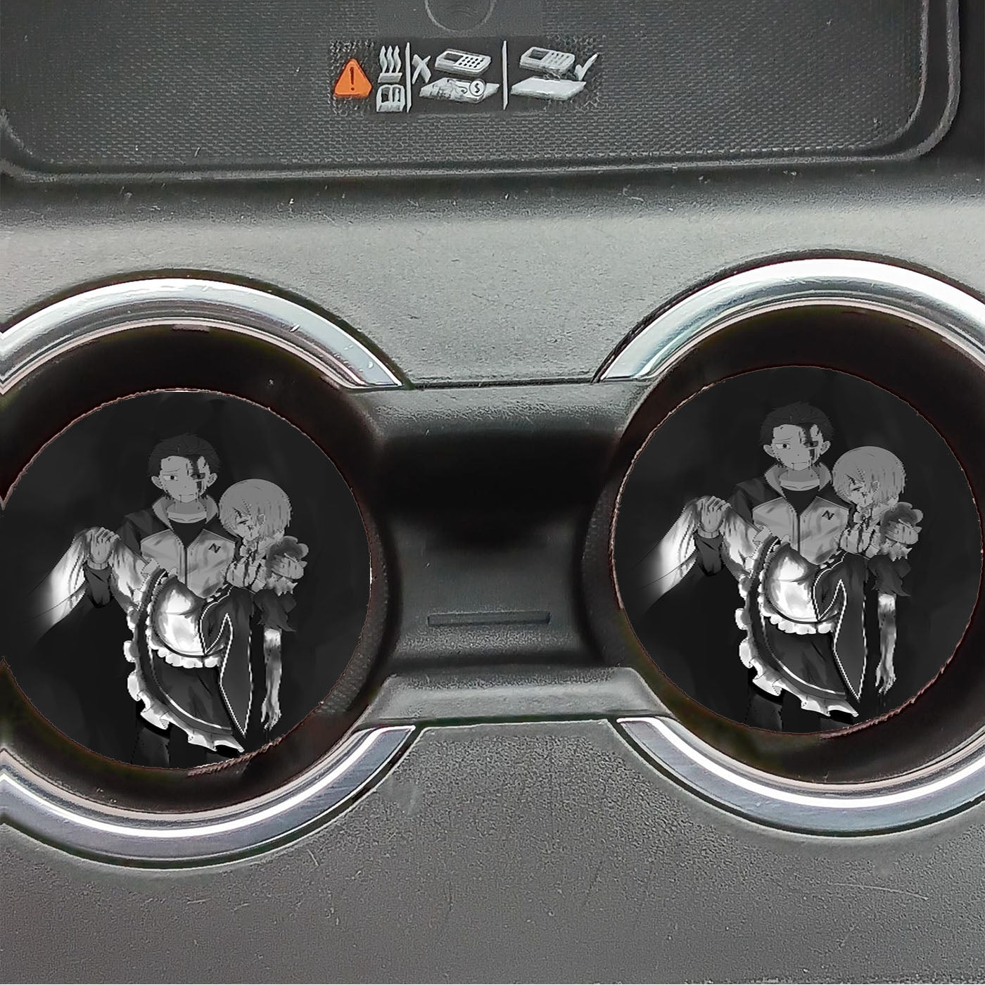 Subaru Natsuki - Rem Re Zero Car Coasters