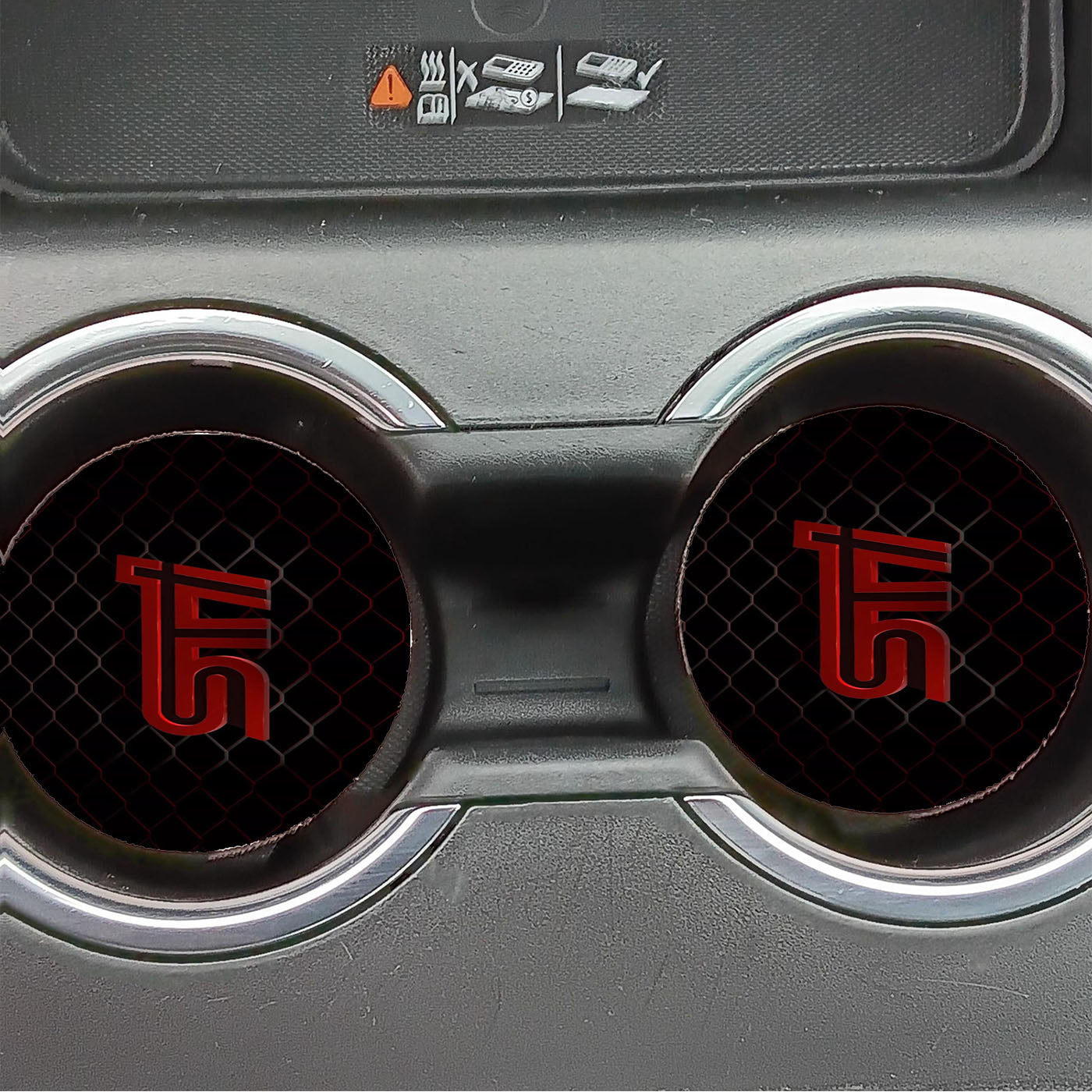 Subaru Sti Red Car Coasters