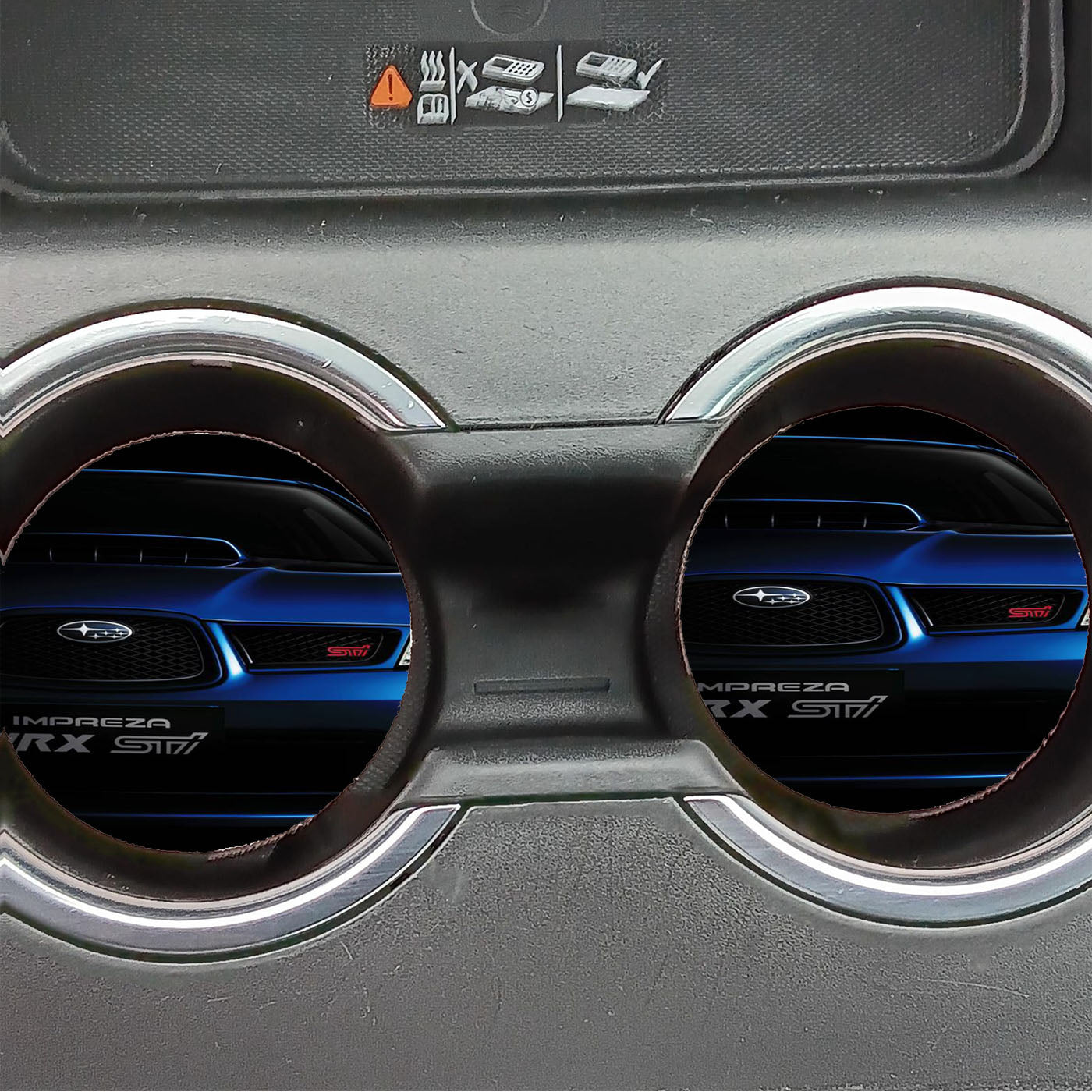 Subaru Wrx Sti Logo Car Coasters