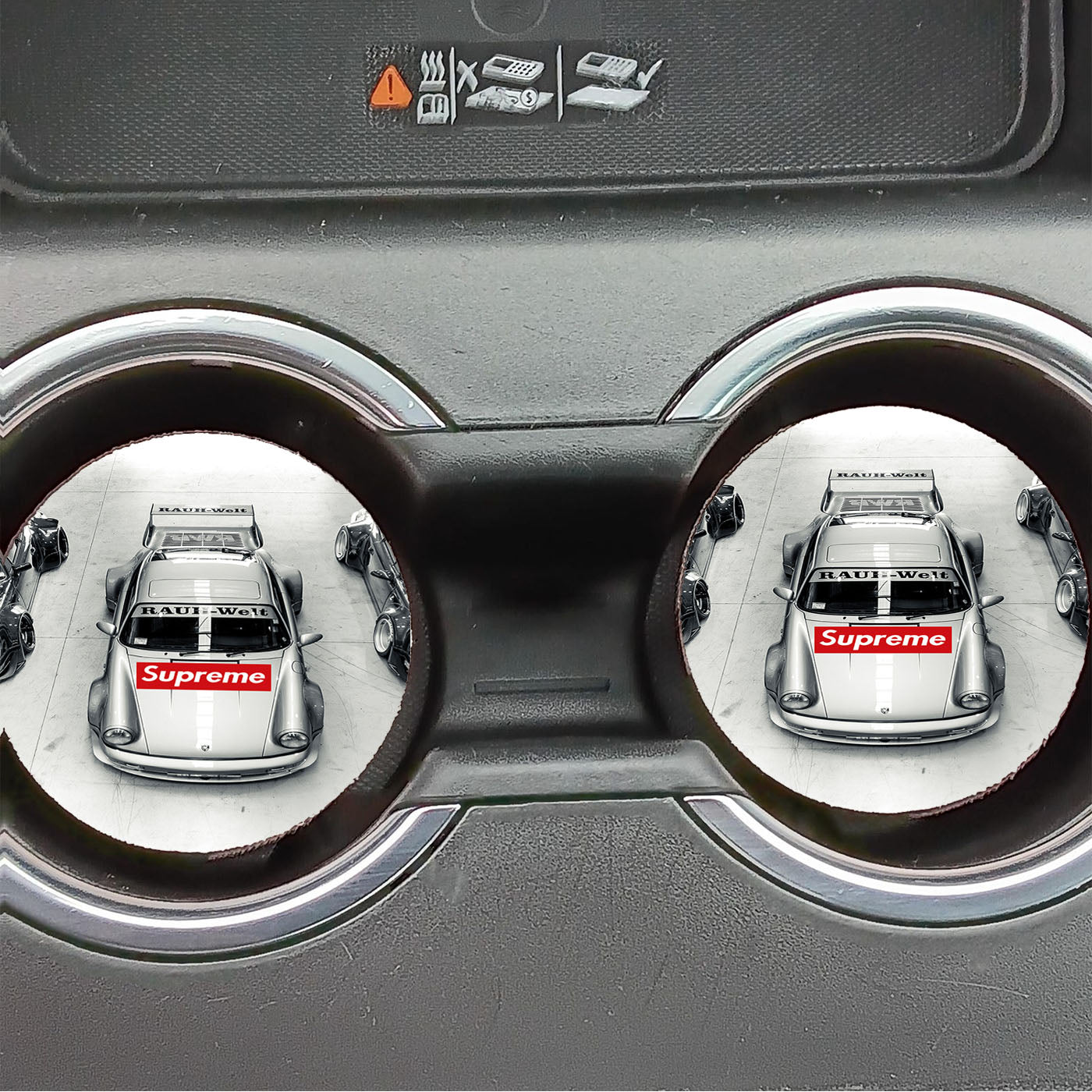 Supreme Porsche 911 Car Coasters