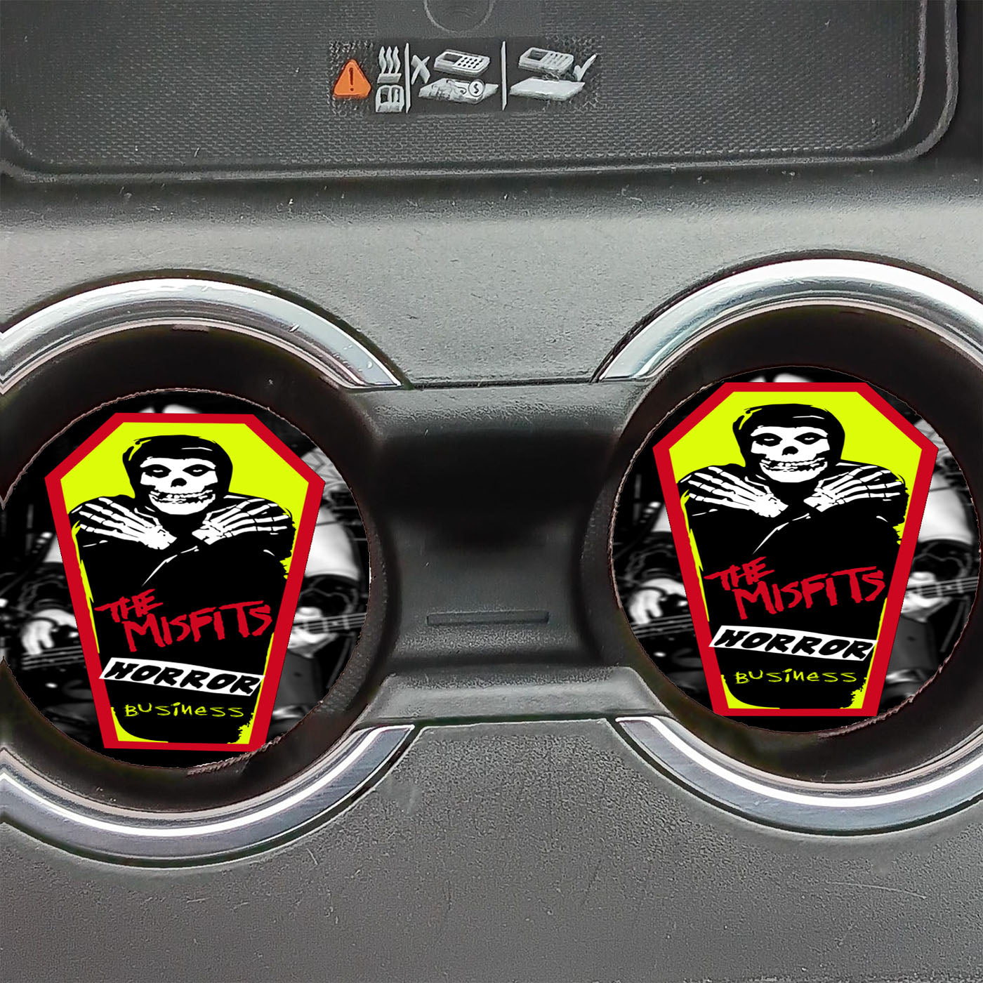 The Misfits Horror Business Car Coasters