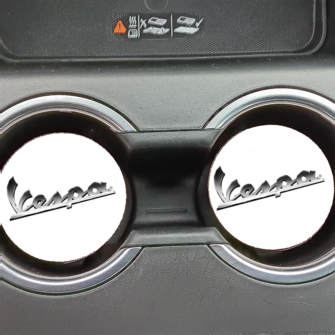 Vespa Logo'S Car Coasters