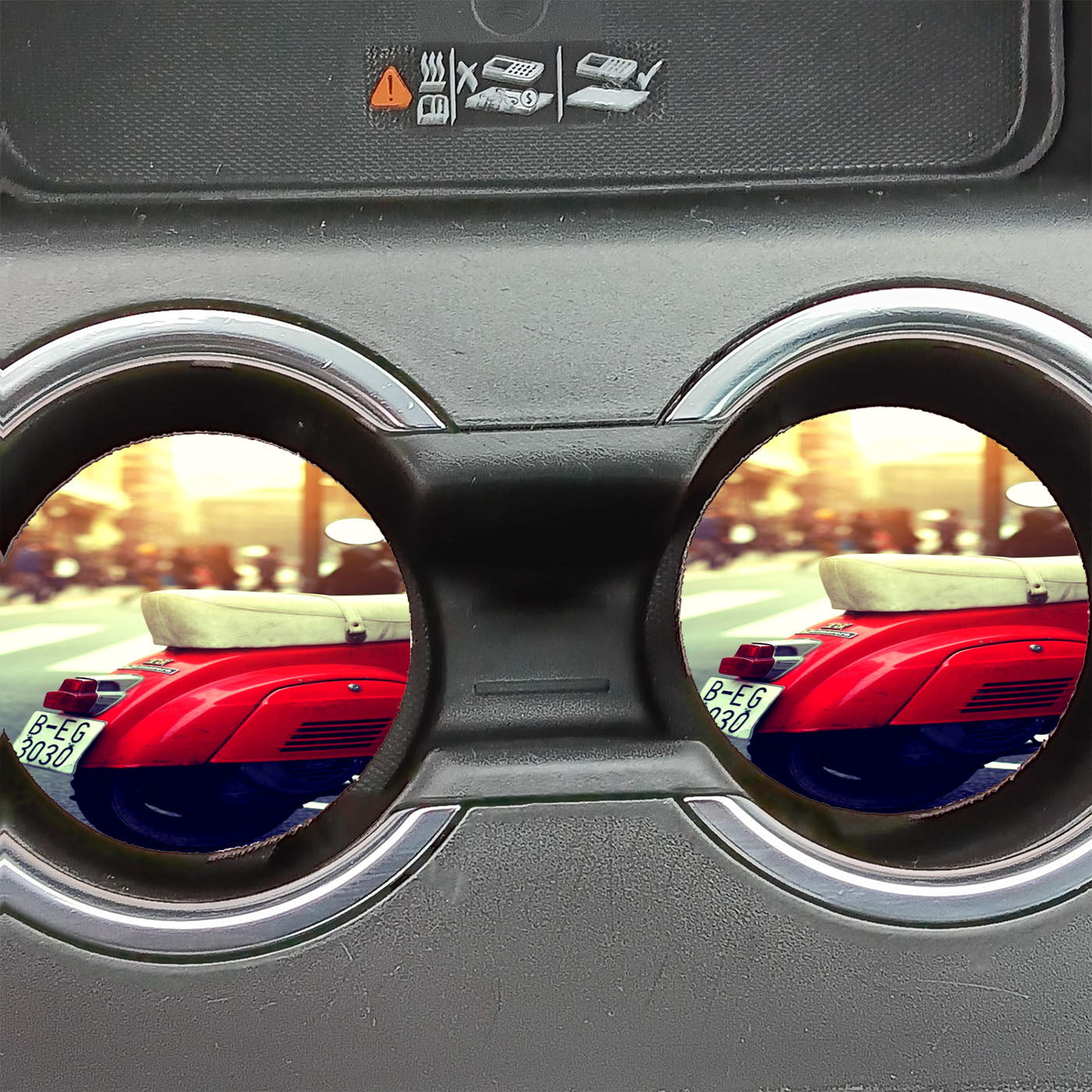Vespa Scooter Car Coasters