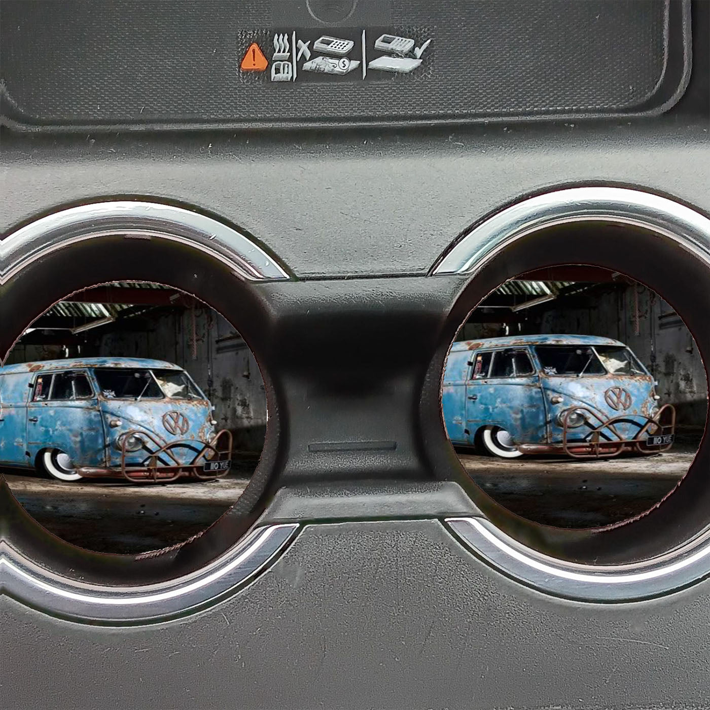 Volkswagen Classic Car 3 Car Coasters