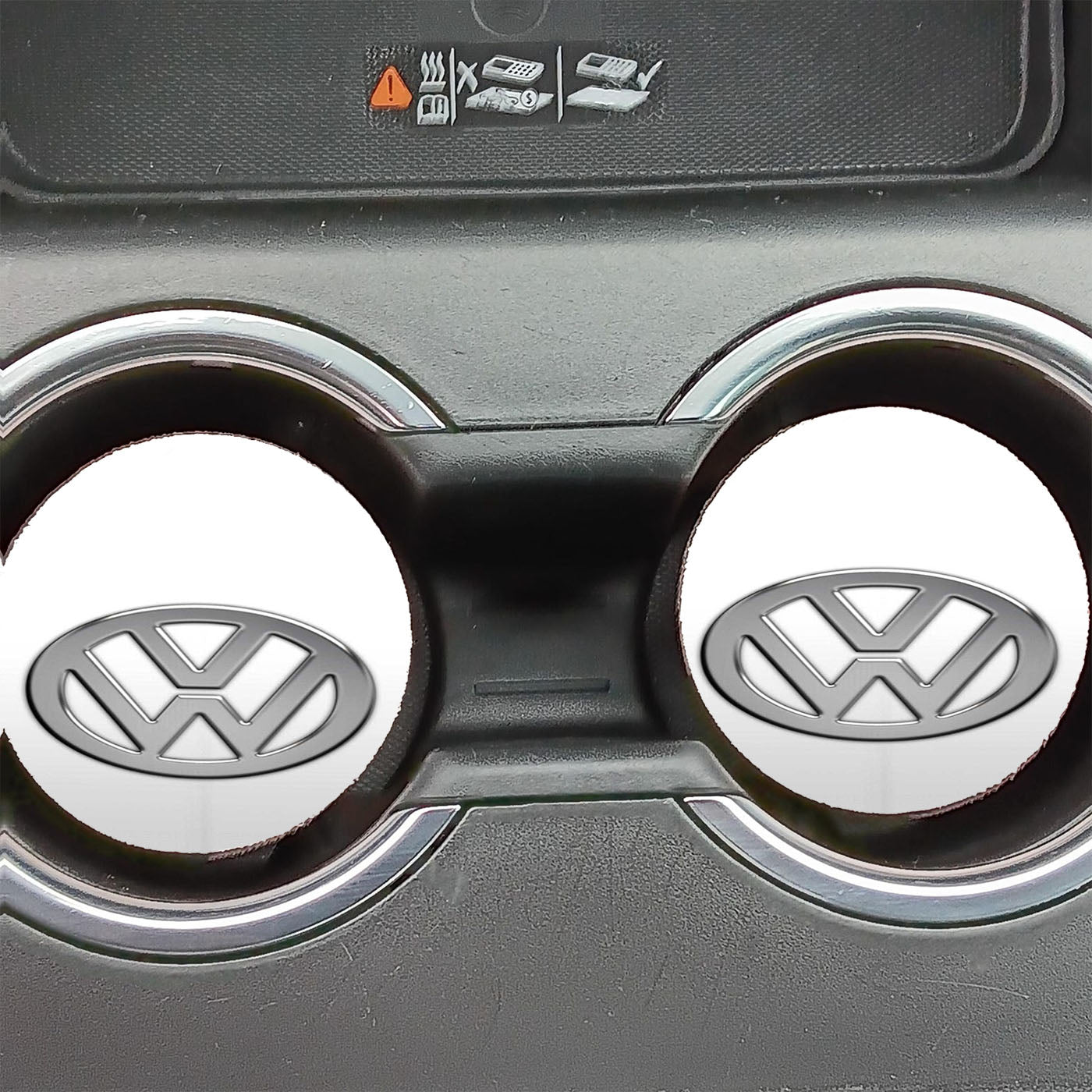 Volkswagen Minibus Logo Car Coasters