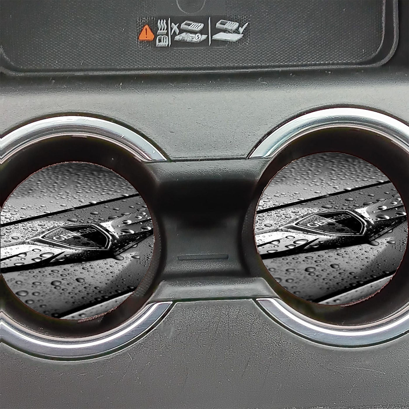 Wet Genesis Symbol Car Coasters