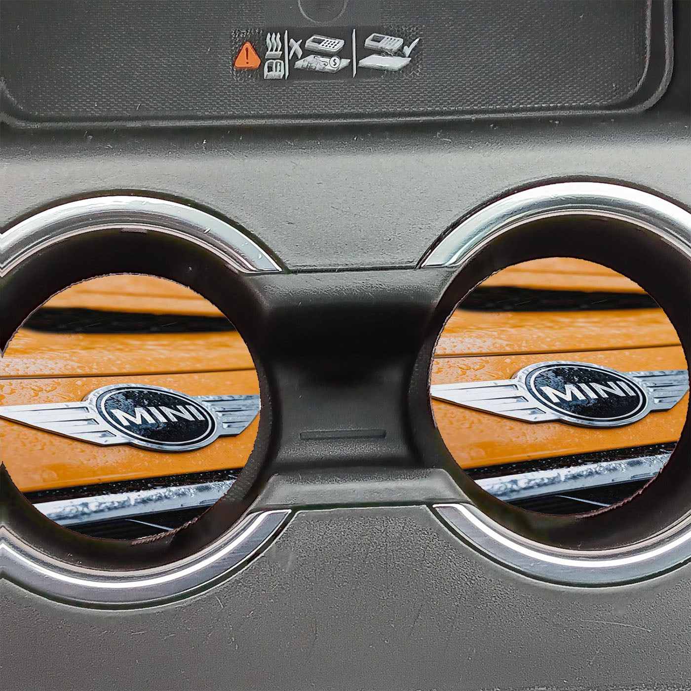 Wet Mini Cooper Car Coasters