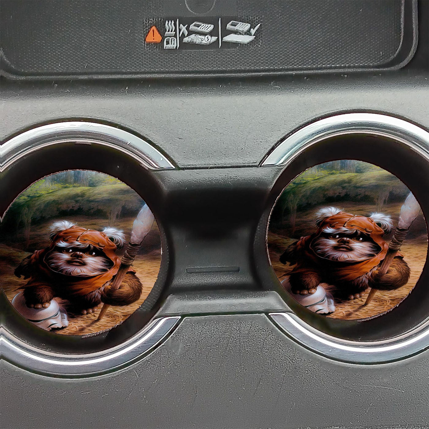 WICKET EWOK JEDI STAR WARS Car Coasters