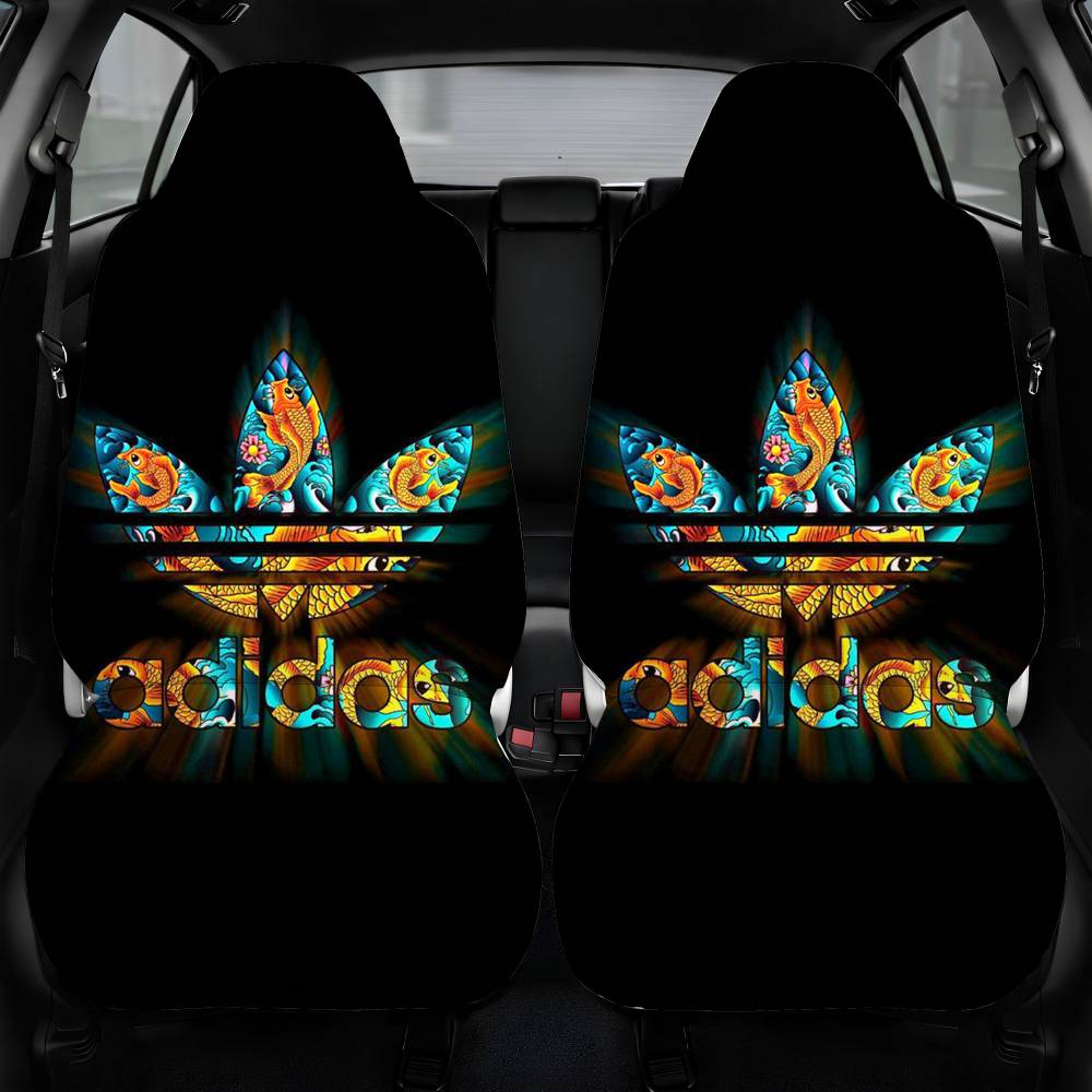 Adidas 3D Art Car Seat Cover Front Pair