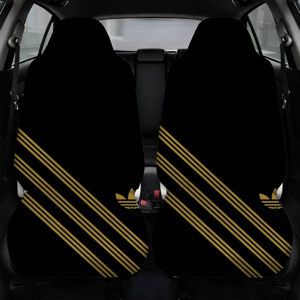 Adidas Gold Car Seat Cover Front Pair