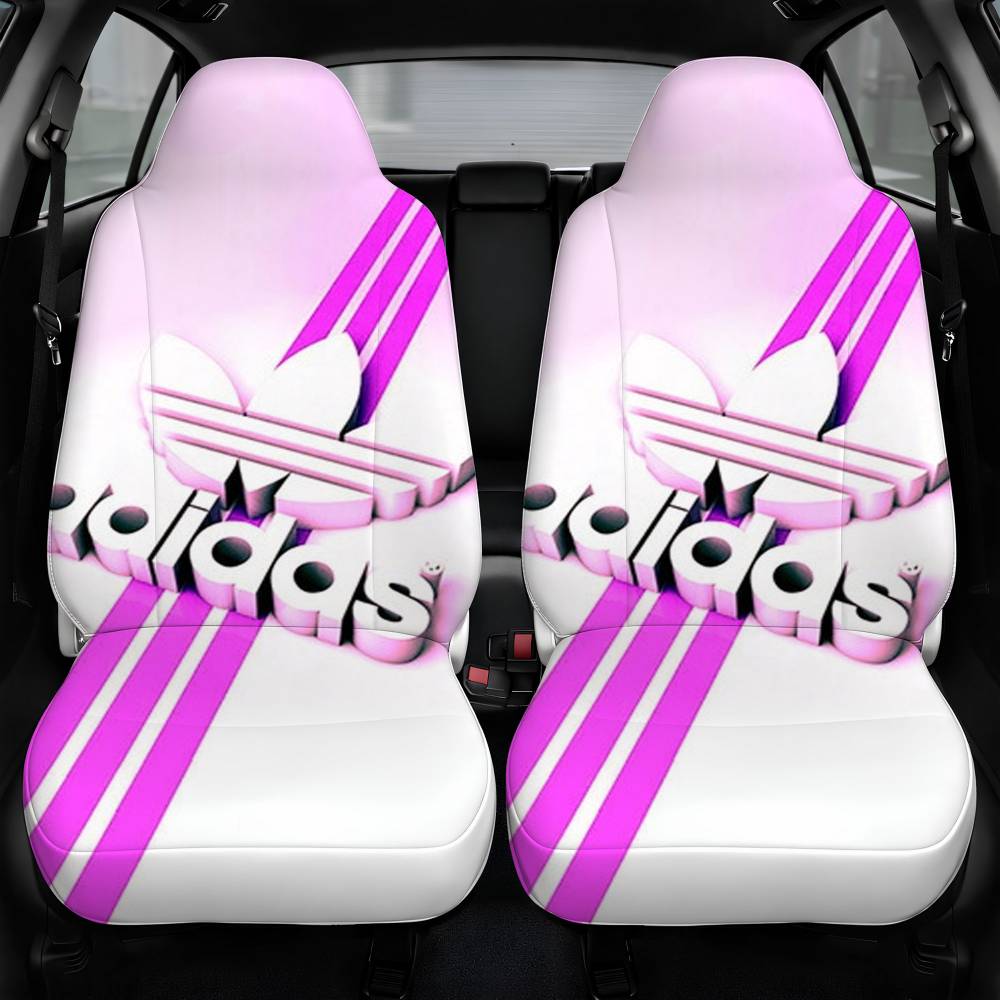 Adidas Logo Car Seat Cover Front Pair