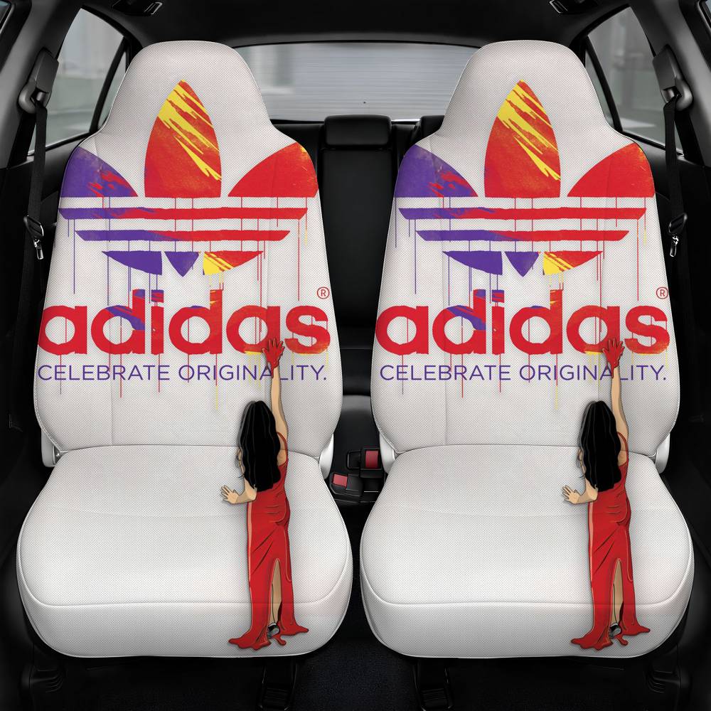 Adidas Love Car Seat Cover Front Pair