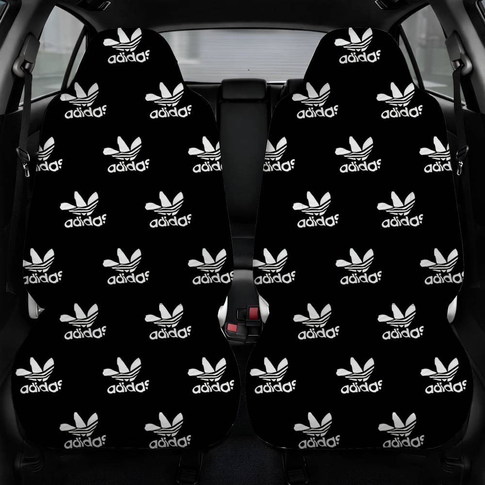 Adidas Pattern Car Seat Cover Front Pair