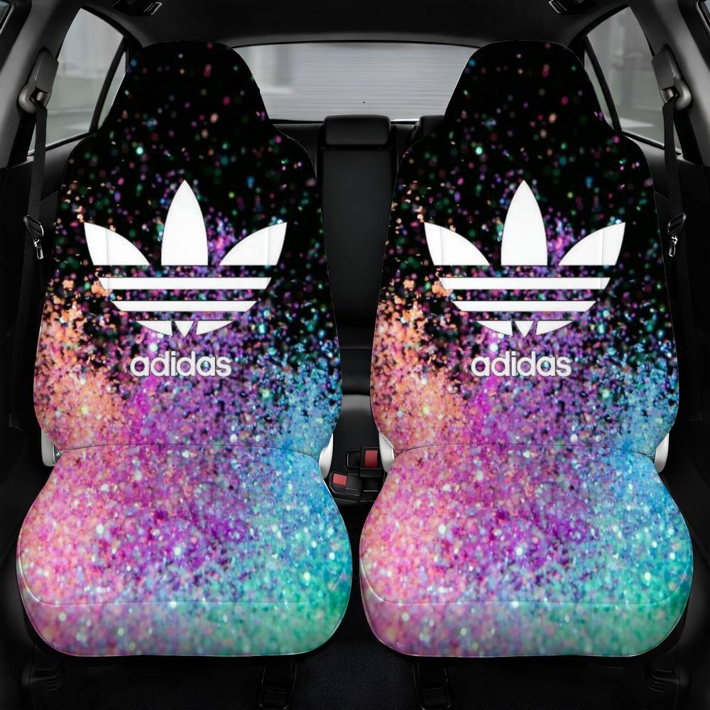 Adidas Shoes On Car Seat Cover Front Pair