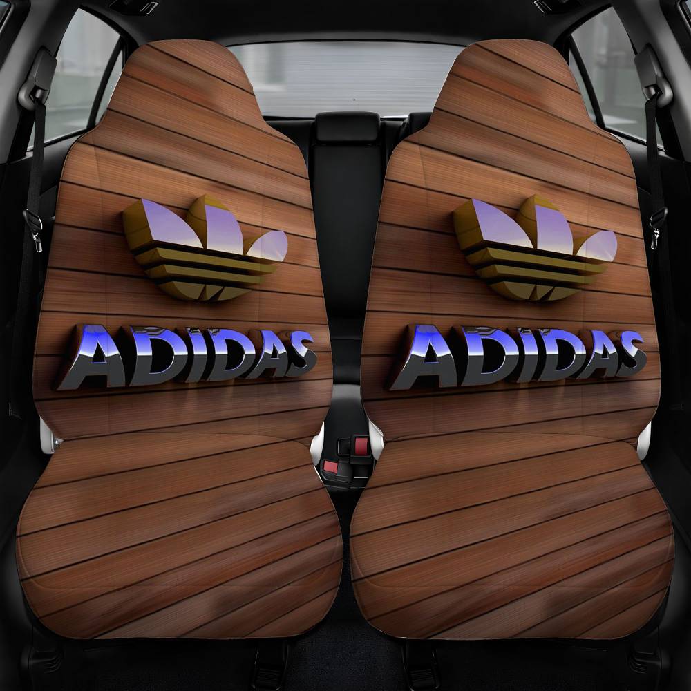 Adidas Wooden Car Seat Cover Front Pair