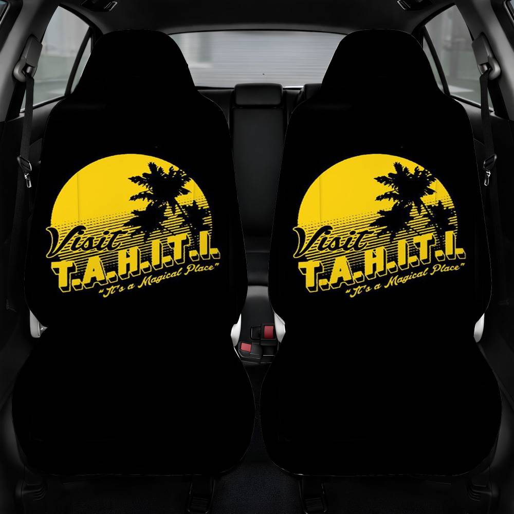 Agents Of Shield Visit Tahiti Avengers Car Seat Cover Front Pair