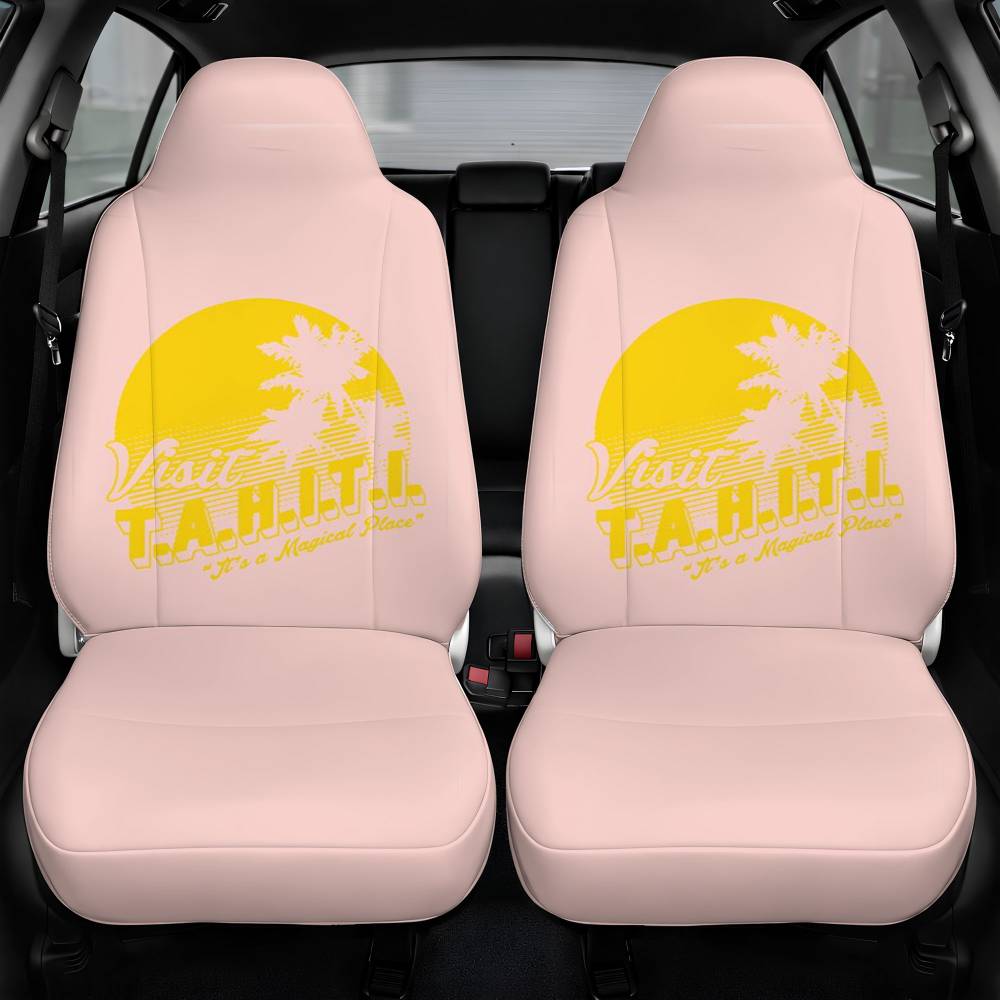 Agents Of Shield Visit Tahiti Marvel Avengers Car Seat Cover Front Pair