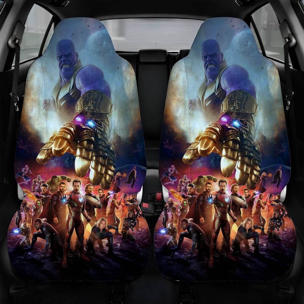 Avengers Endgame Fanart Car Seat Cover Front Pair