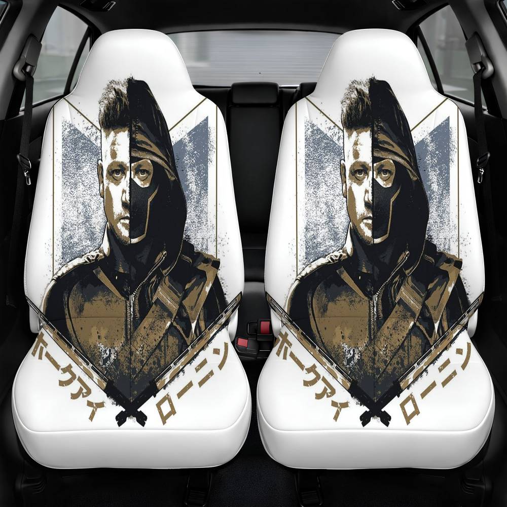 Avengers Endgame Hawkeye Car Seat Cover Front Pair