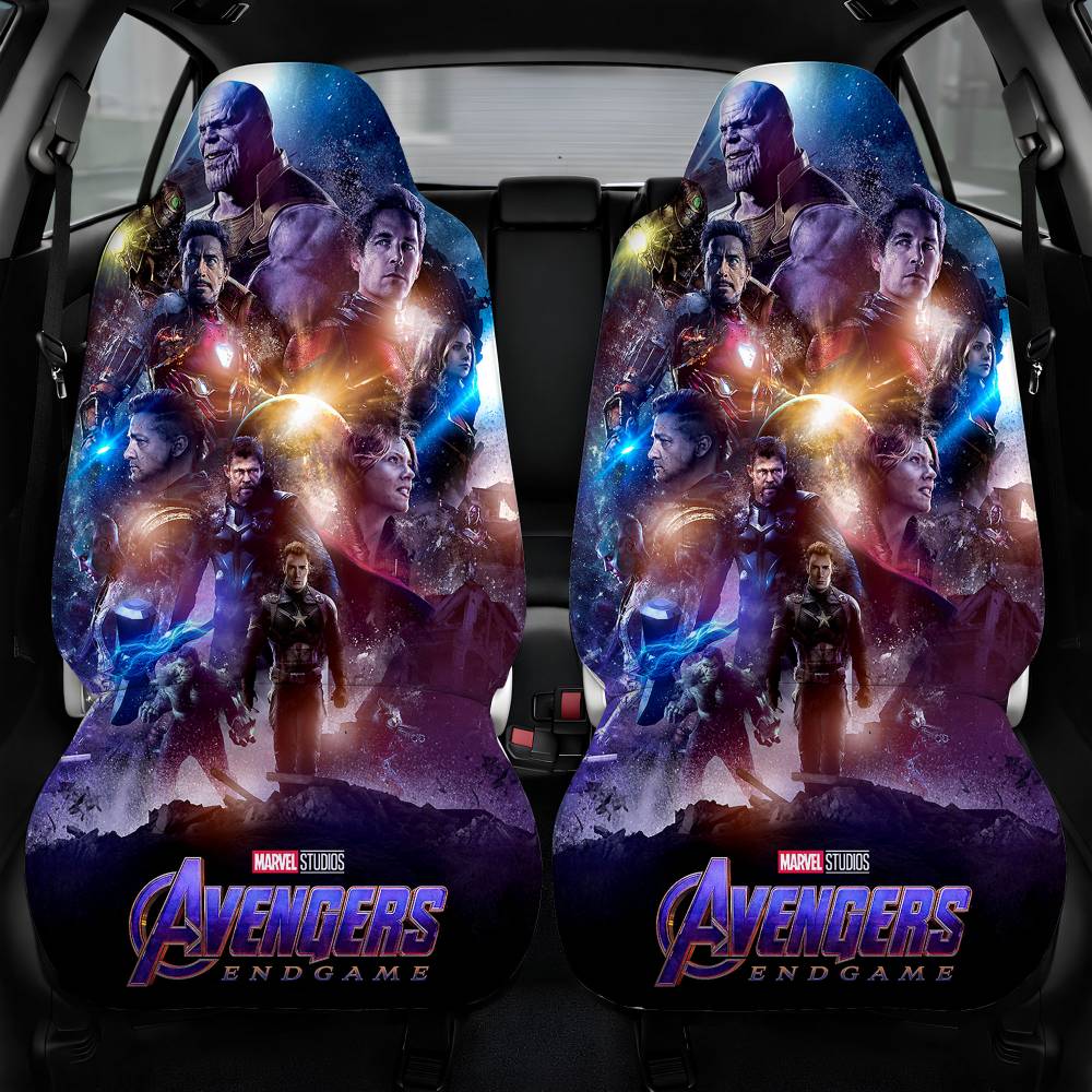 Avengers Endgame Poster International Car Seat Cover Front Pair