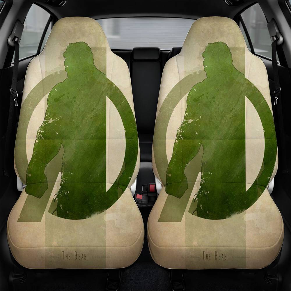 Avengers Hulk Car Seat Cover Front Pair