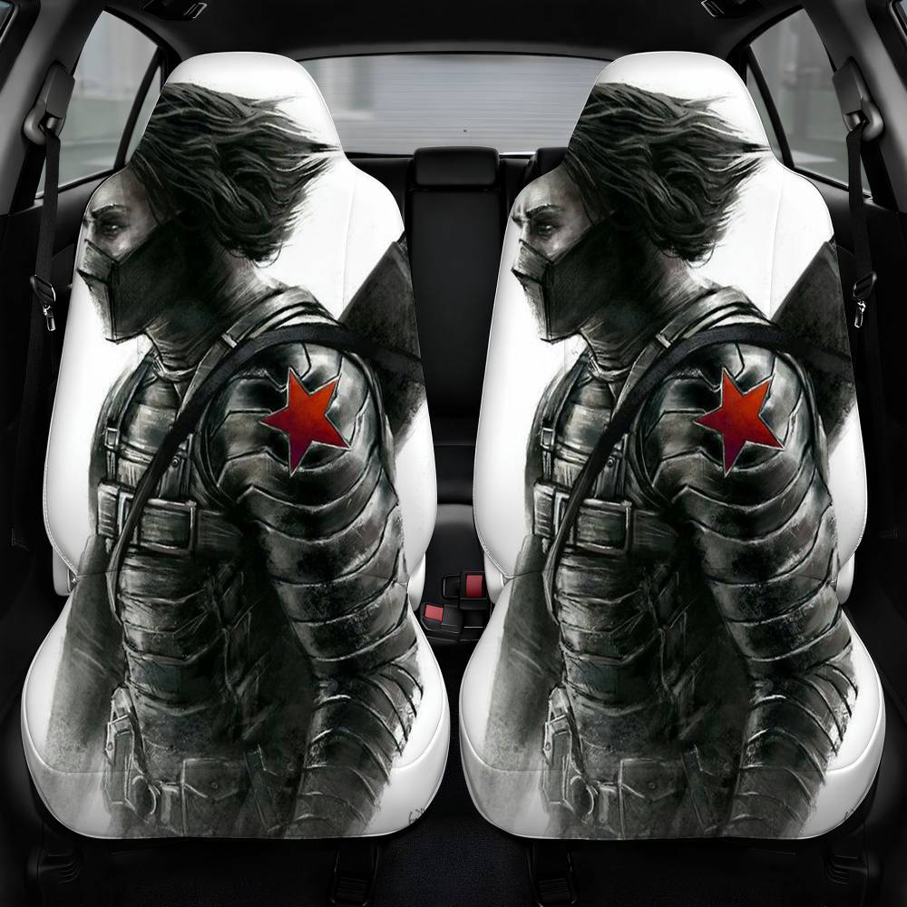 Avengers Ice Star Car Seat Cover Front Pair