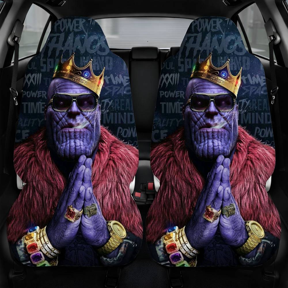 Avengers Infinity War Thanos Hip Hop Car Seat Cover Front Pair