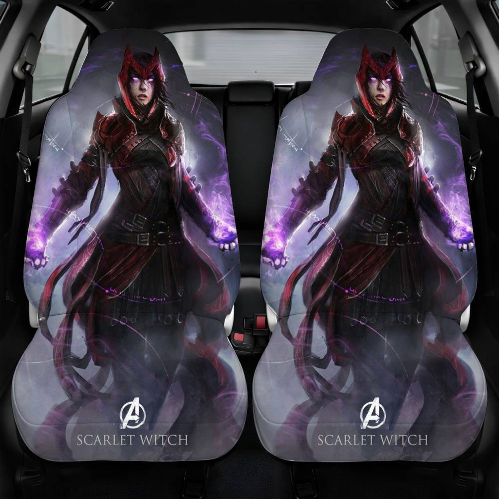 Avengers Scarlet Witch Car Seat Cover Front Pair