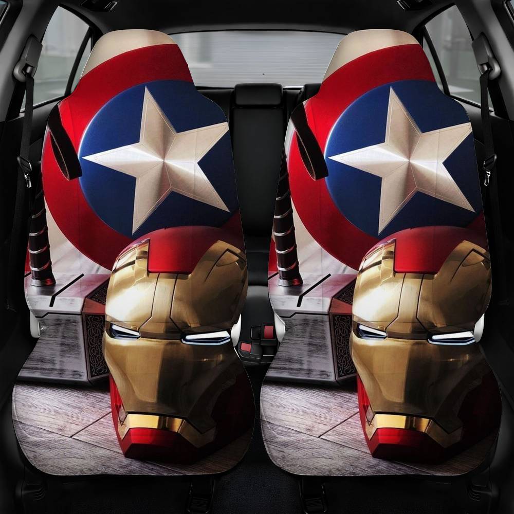 Avengers Stuff Car Seat Cover Front Pair