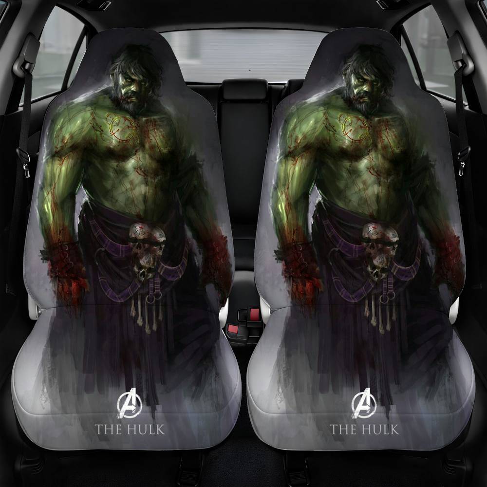 Avengers The Hulk Car Seat Cover Front Pair