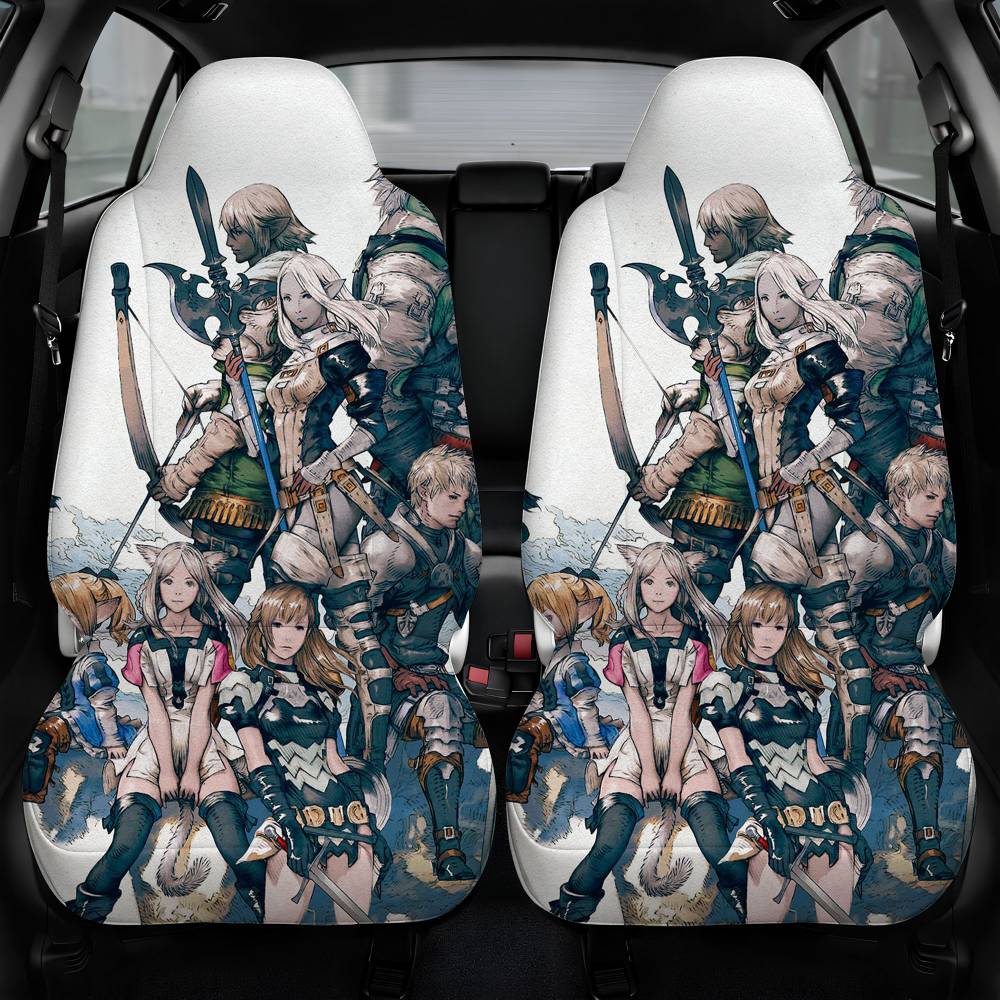 Avengers Car Seat Cover Front Pair