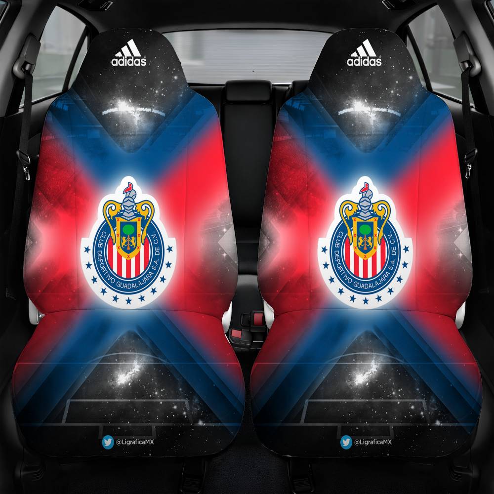 Chivas Guadalajara Adidas Car Seat Cover Front Pair