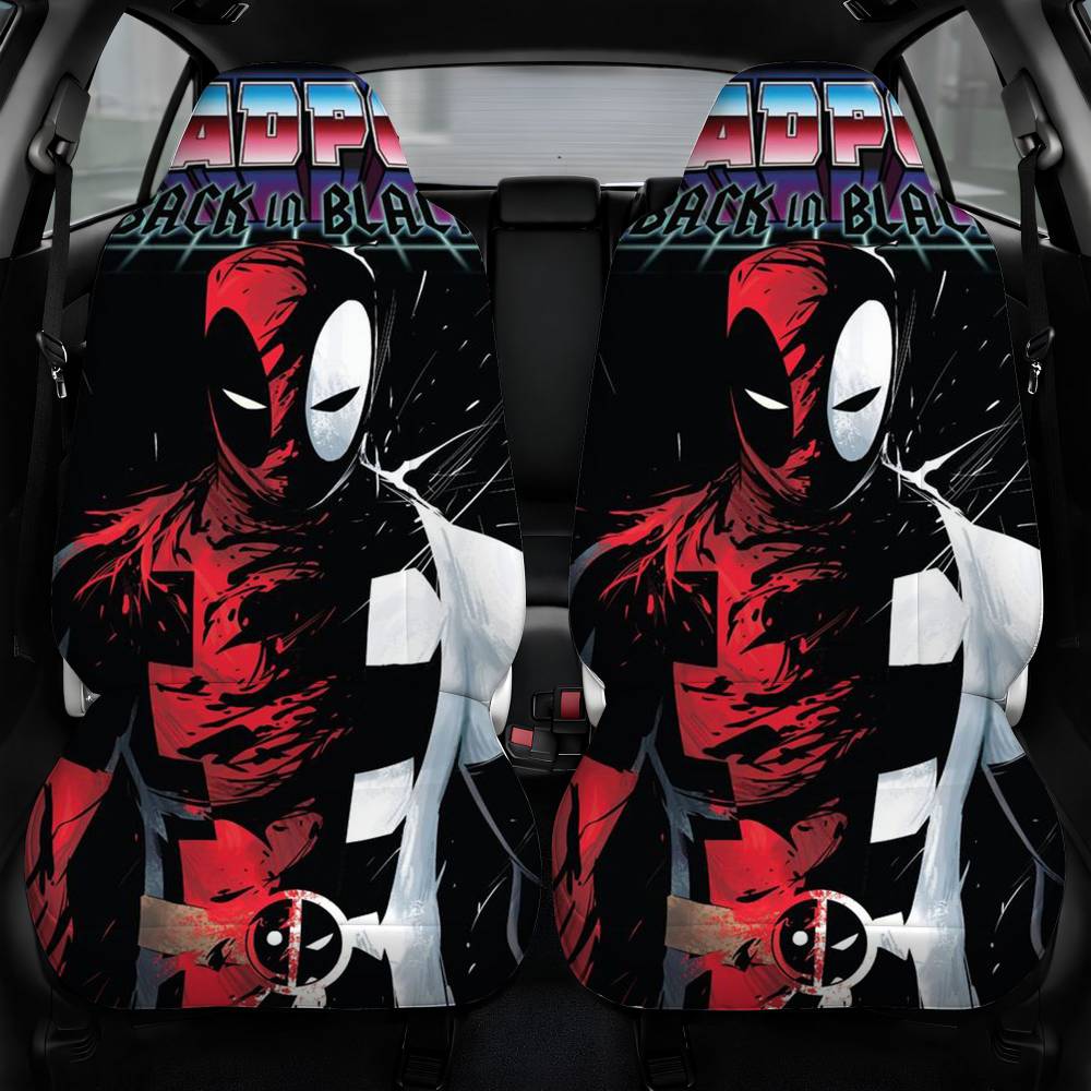 Deadpool Avengers Car Seat Cover Front Pair
