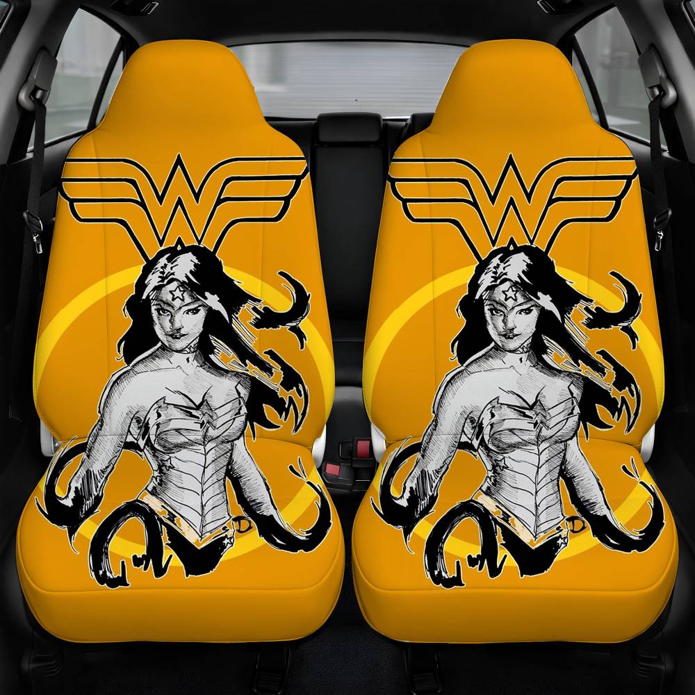 Diana The Wonder Woman Car Seat Cover Front Pair