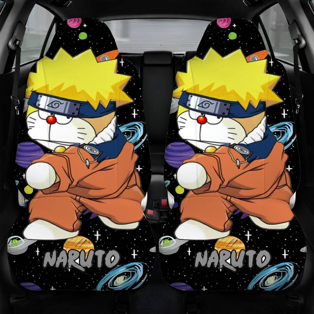 Doraemon Naruto Style With Pattern Car Seat Cover Front Pair