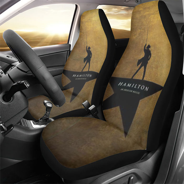 Hamilton Musical George Washington Rear Car Seat Covers