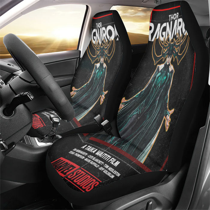 Hela Thor Poster Rear Car Seat Covers