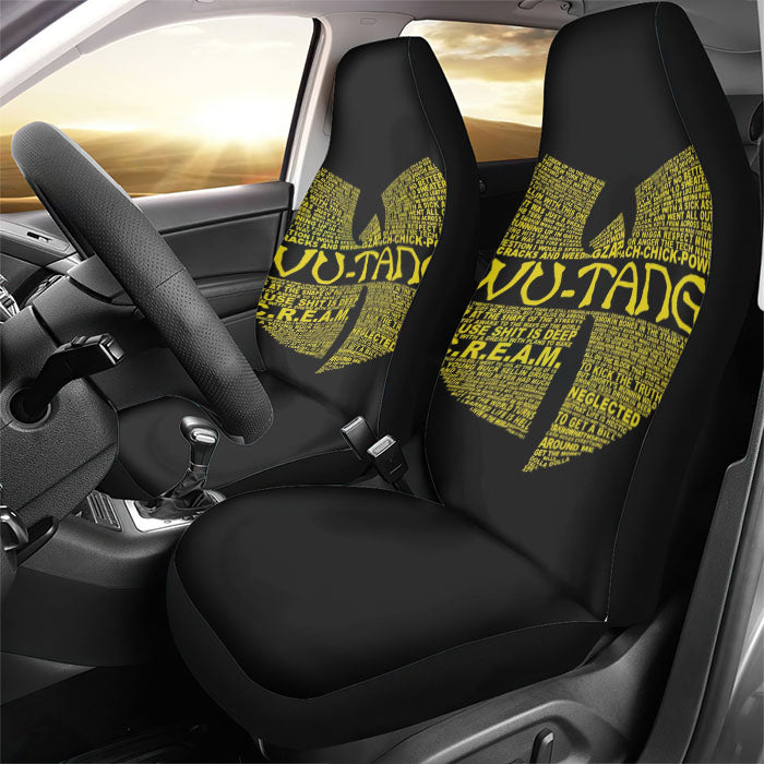Hip Hop Rap Wu Tang Clan Rear Car Seat Covers
