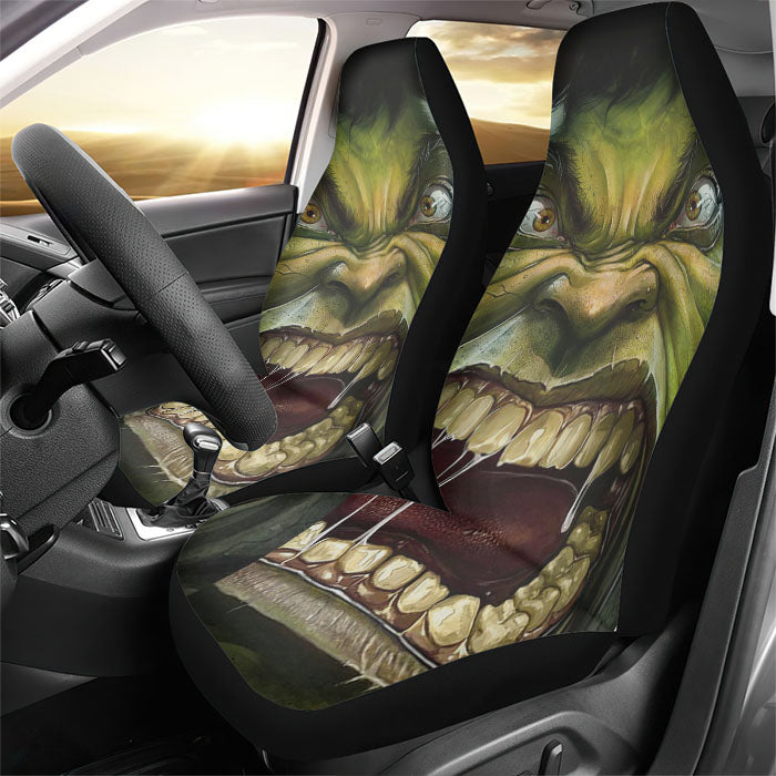 Hulk Angry Avengers Rear Car Seat Covers