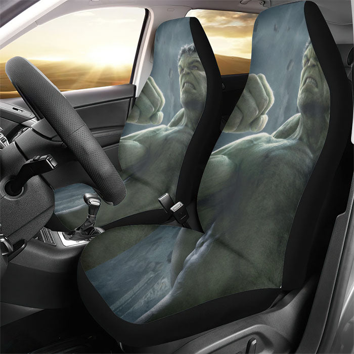 Hulk Avengers Rear Car Seat Covers