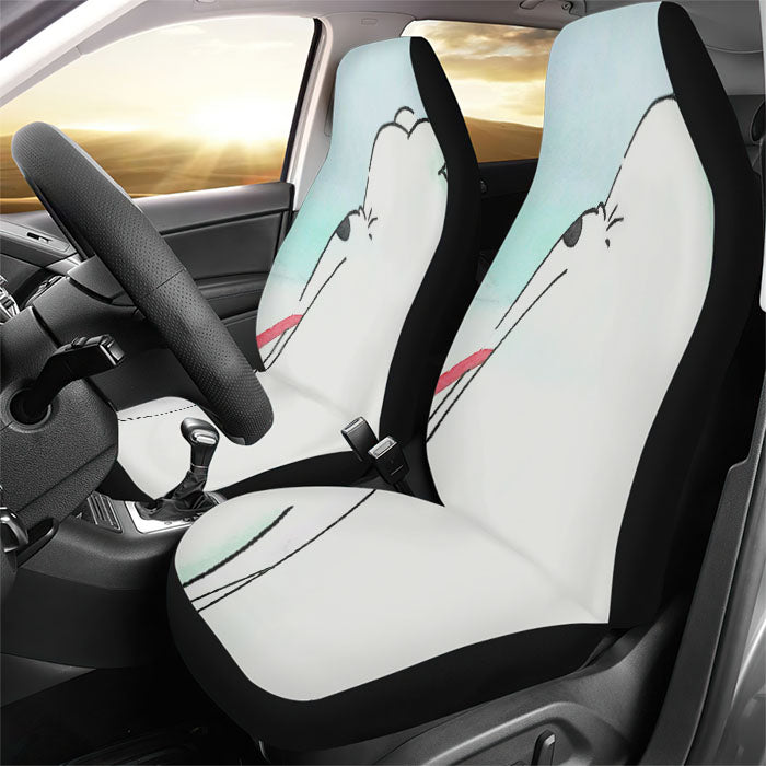 Ice Bear We Bare Bears Polar Escandalosos Rear Car Seat Covers