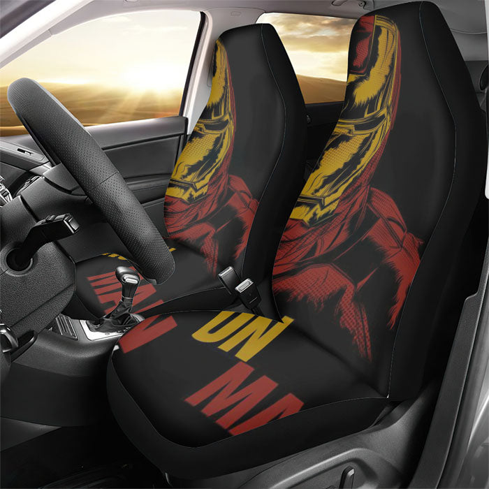 Iron Man Avengers Rear Car Seat Covers