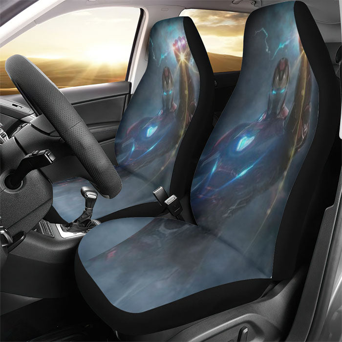 Iron Man Avengers End Game Rear Car Seat Covers
