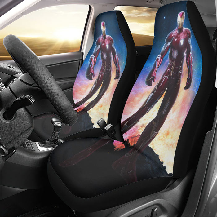 Iron Man Avengers Infinity War Wallpaper Rear Car Seat Covers